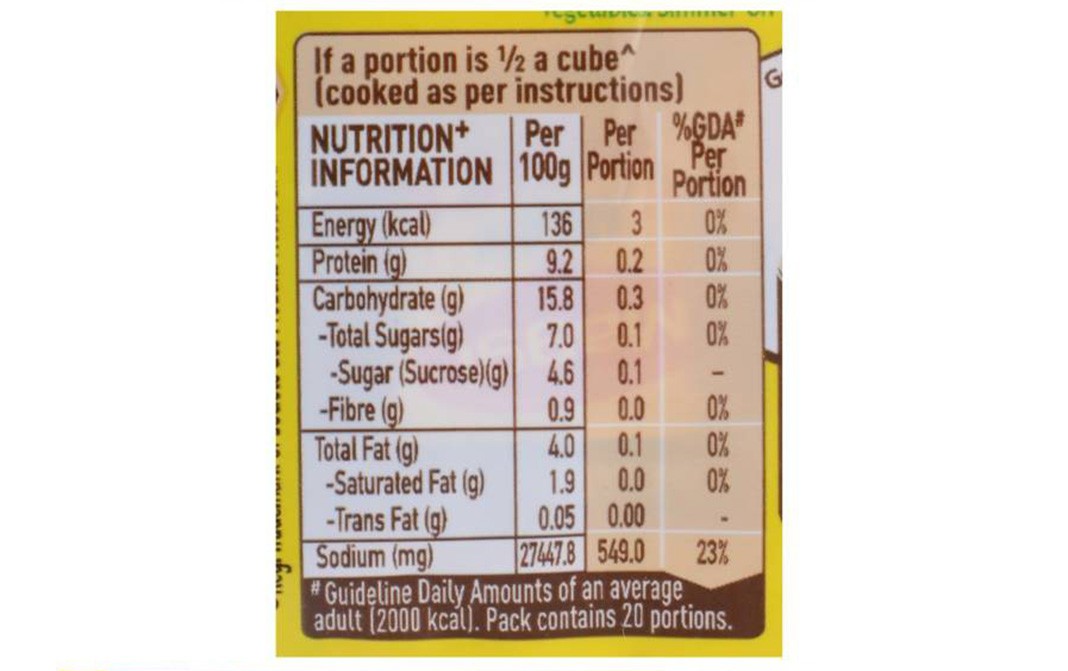 Maggi Magic Cubes Vegetarian Masala   Pack  40 grams